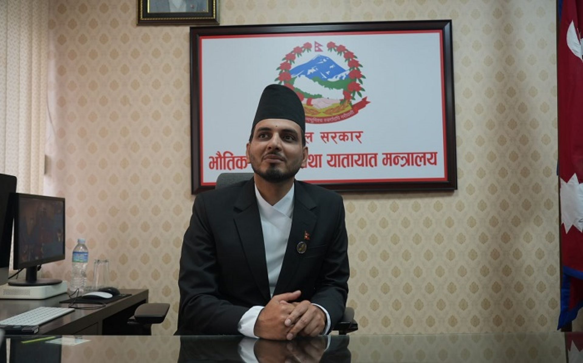 भौतिक पूर्वाधार तथा यातायात मन्त्री सुनिल लम्सालले गरे पदबहाली